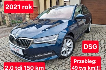 2.0 tdi 150 km DSG/salon PL/FV23/MatrixLED/Elektr.klapa/tylko 49 tkm!
